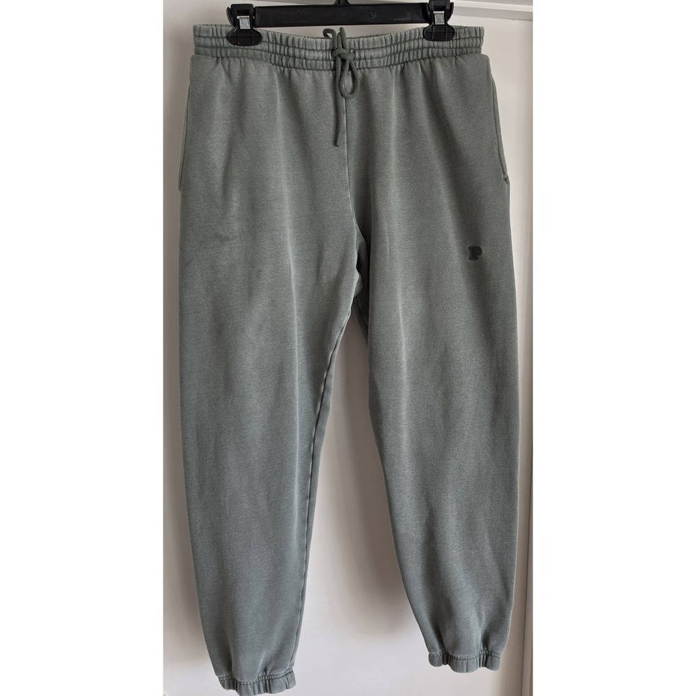 Victoria's Secret PINK Sweatpants M Green Casual Cotton Jogger Trousers
